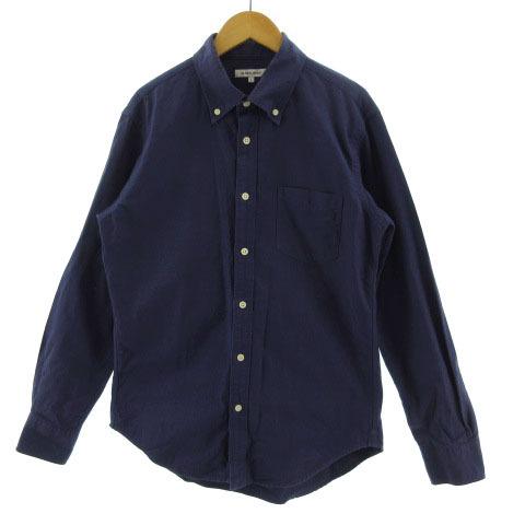 中古 グローバルワーク Global Work シャツ 長袖 ボタンダウン シンプル ネイビー系 ネイビーパープル L メンズ ベクトル 古着 155 ブランド古着販売のベクトル 通販 Yahoo ショッピング