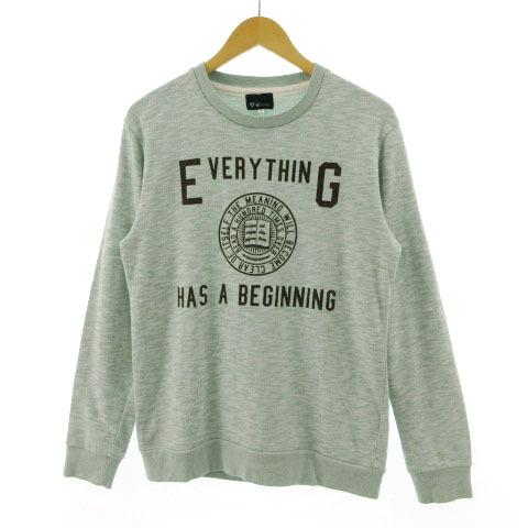 中古 ティーケーミクスパイス タケオキクチ The Shop Tk Mixpice トレーナー スウェット 長袖 レタリング グリーン 緑 L メンズ ベクトル 古着 155 ブランド古着販売のベクトル 通販 Yahoo ショッピング