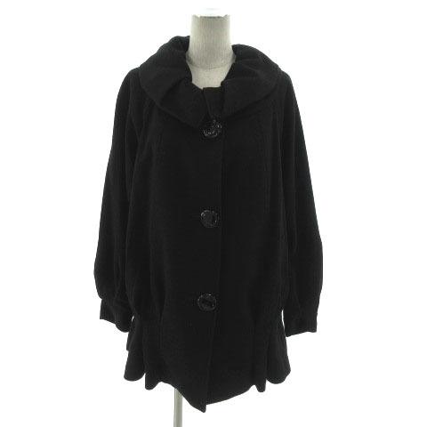 未使用品 リツコ シラハマ RITSUKO SHIRAHAMA コート ビッグカラー  