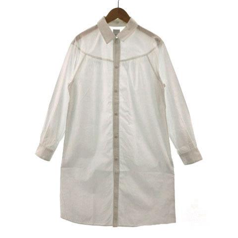 ビームスボーイ Beams Boy ワンピース シャツワンピース ひざ丈 長袖 ホワイト 白 レディース 155 ブランド古着販売のベクトル 通販 Yahoo ショッピング