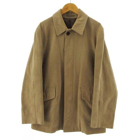 五大陸 gotairiku コート アウター ステンカラー シンプル ベージュ 46  