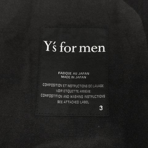 ワイズフォーメン Y's for men ジャケット テーラードカラー シングル