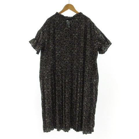 アズノウアズ ピンキー As Know As Pinky ワンピース ロング プリーツ リボン 花柄 ブラック 黒 マルチカラー レディース 155 ブランド古着販売のベクトル 通販 Yahoo ショッピング