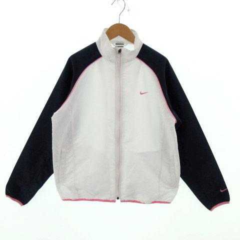 ナイキ Nike ジャケット ウインドブレーカー スタンドカラー ジップアップ 切替え ロゴ刺繍 ホワイト 白 紺 ピンク M レディース 155 ブランド古着販売のベクトル 通販 Yahoo ショッピング