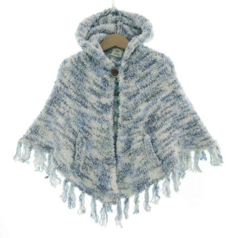 ジェラートピケ gelato pique ポンチョ アウター もこもこ ミックス