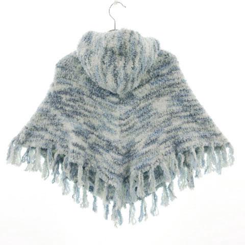 ジェラートピケ gelato pique ポンチョ アウター もこもこ ミックス