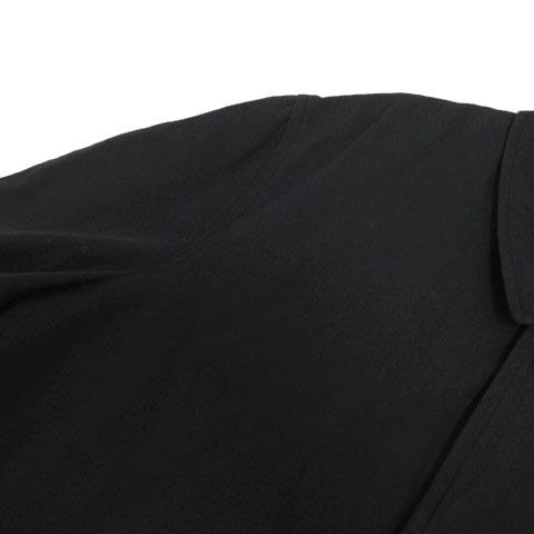 735 Paul Smith ポールスミス ステンカラーコート ブラック L 735 Paul Smith ポールスミス ステンカラーコート ブラック L