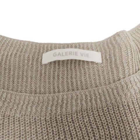 ギャルリーヴィー GALERIE VIE トゥモローランド ニット 五分袖 
