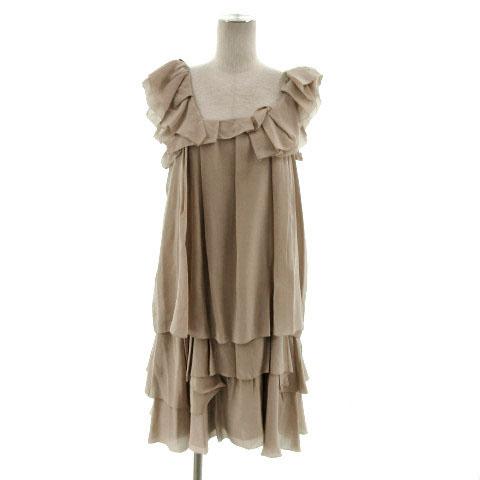 ドゥーズィエムクラス ワンピース フォーマル ノースリーブ ミディ丈  