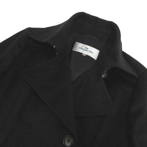 ビアッジョブルー Viaggio Blu コート カシミヤ混 ブラック 黒 2