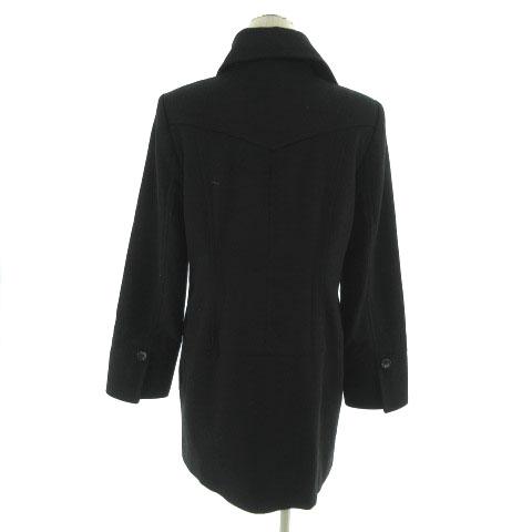 ビアッジョブルー Viaggio Blu コート カシミヤ混 ブラック 黒 2