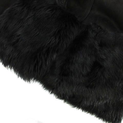 チェスティ Chesty ジャケット ノーカラー ムートン 羊革 ファー  