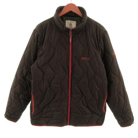 エーグル AIGLE ジャケットTHERMO KIT J スタンドカラー 中綿入り ロゴ