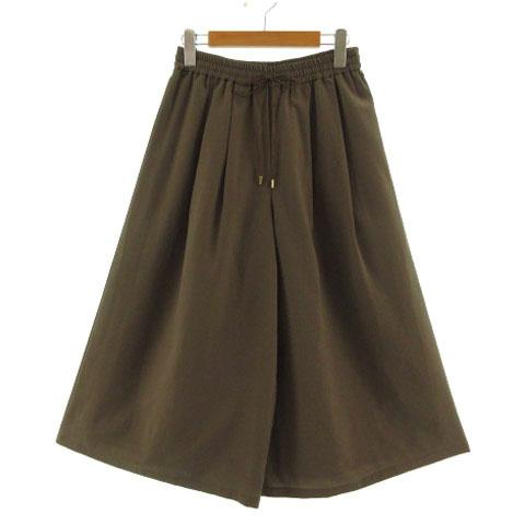 バビロン BABYLONE SALOON パンツ ガウチョパンツ ワイド ウエストゴム 