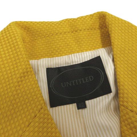 UNTITLED アンタイトル コート ビッグカラー コットン混 日本製 UNTITLED アンタイトル コート ビッグカラー コットン混 日本製