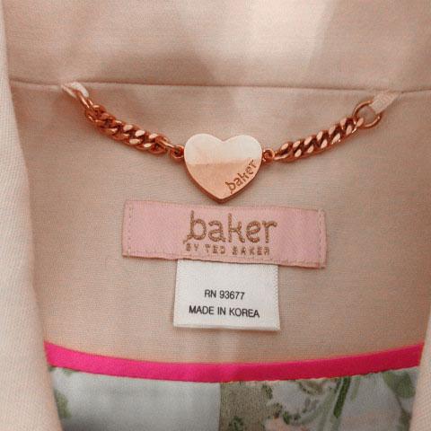 未使用品 テッドベーカー TED BAKER コート Aライン ダブル ピンク系 