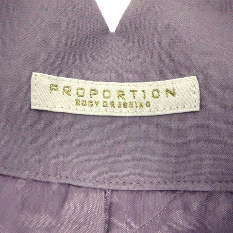 プロポーションボディドレッシング 新品未使用 パープル プロポーション ボディドレッシング PROPORTION BODY DRESSING パンツ