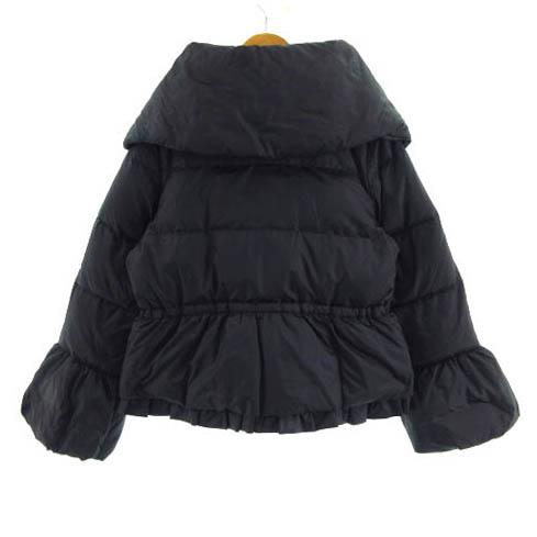 to be chic フード付き黒ジャケット TO BE CHIC 黒 フード付きダウン