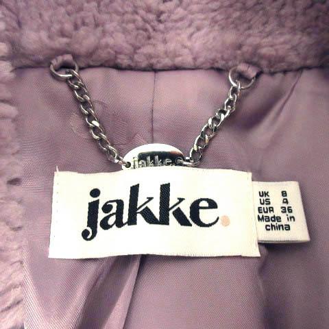 ジャッキー jakke コート ボアコート チェスターコート パープル 