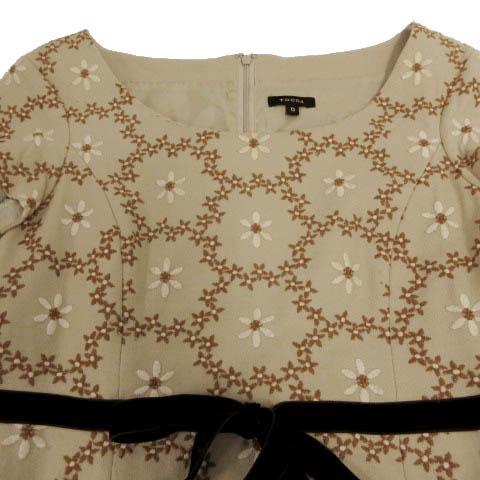 TOCCA 花柄刺繍 ノースリーブワンピース 120 トッカ TOCCA フラワー刺繍 ノースリーブワンピース 0