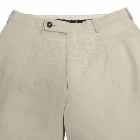 アクアスキュータム AQUASCUTUM パンツ スラックス タック コットン 