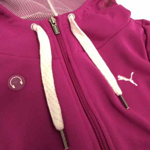 PUMA（プーマ） パーカー スウェット 長袖 ロゴ刺繍 ジップアップ