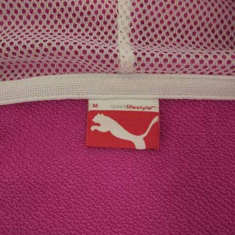 PUMA（プーマ） パーカー スウェット 長袖 ロゴ刺繍 ジップアップ