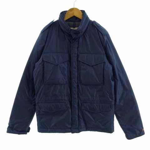 【値下げ中】リーバイス　ネイビー コットン ミリタリージャケット N-1 デッキジャケット 薄中綿 襟ボア ミリタリージャケット コート