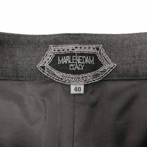 マーレンダム MARLENEDAM ITALY パンツ スリム クロップド丈  