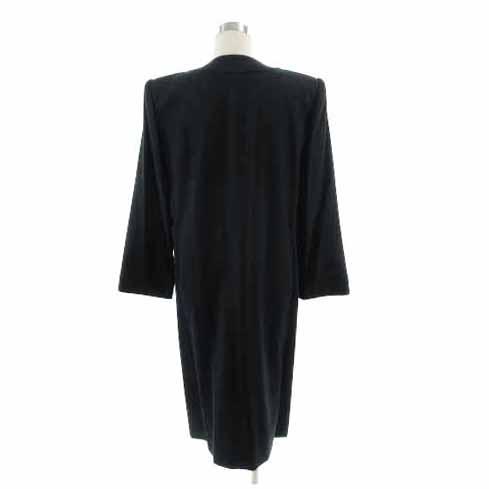 ジバンシィ GIVENCHY コート ノーカラー ロング丈 羽織り ウール