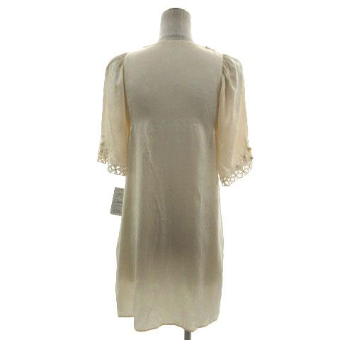 未使用品 エリータハリ ELIE TAHARI チュニック スリットネック レース