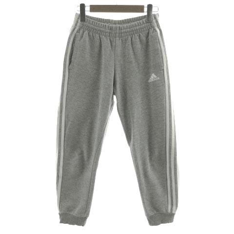 SALE‼️新品・タグ付き　adidas グレー サルエルパンツ adidas】裾ロゴ スウェット ジョガーパンツ グレー / 送料無料