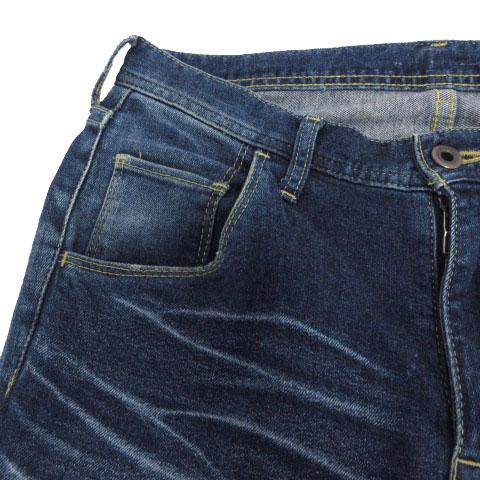 ダブルジェイケイ wjk ジーンズ デニム スリム ユーズド加工 ダメージ 