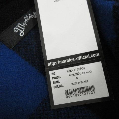 未使用品 マーブルズ Marbles 9STARS BUFFALO CHECK CPO JACKET