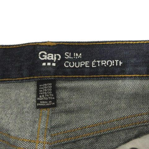 GAP ギャップ ジーンズ デニム スリム セルビッチ コットン インディゴ