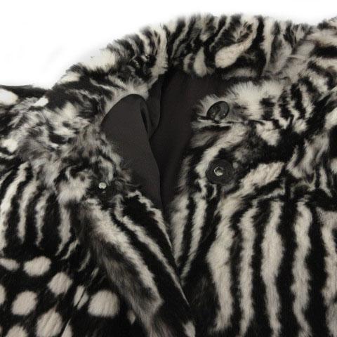 リツコ シラハマ RITSUKO SHIRAHAMA コート ラビットファー スタンド