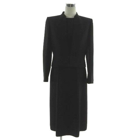 美品 ジバンシー 長袖ワンピース 12＋ ブラック GIVENCHY GIVENCHY (ジバンシィ) バックプリント クルーネック 長袖 Tシャツ