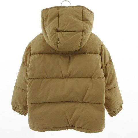 Miki House ダウンコート 90cm ベージュ ミキハウス mikihouse ダウンジャケット フード ジップアップ