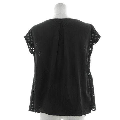 ブランバスク blanc basque カットソー 半袖 レイヤード風 レース
