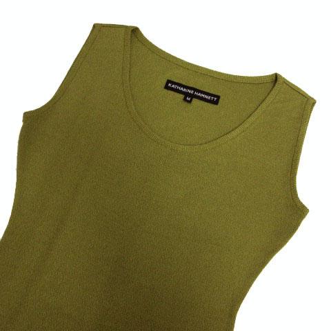 キャサリンハムネット KATHARINE HAMNETT ニット Uネック ノースリーブ 