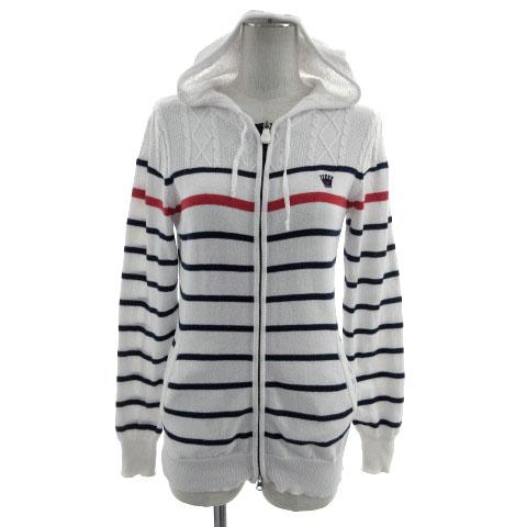 キャロウェイ CALLAWAY パーカー ニット ロゴ刺繍 長袖 ジップアップ