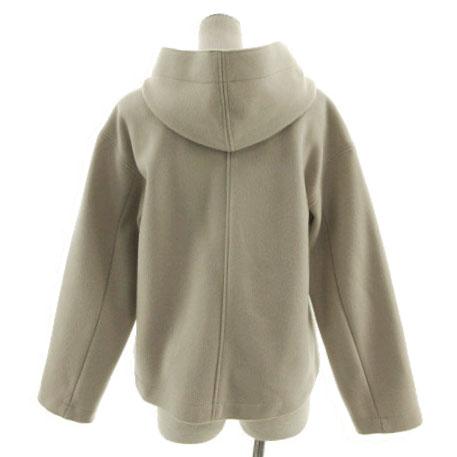 インデックス INDEX カットメルトンフーデッドショートコート C58 