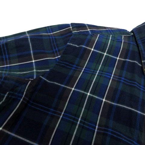 ジムフレックス Gymphlex シャツ ボタンダウン ロゴ刺繍 長袖 コットン