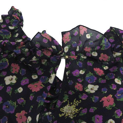 ロイスクレヨン Lois CRAYON オールインワン フリル 半袖 ウエストゴム 