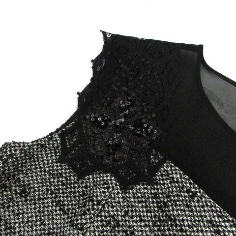 アルチザン ARTISAN ワンピース デコルテレース スパンコール フレンチ 