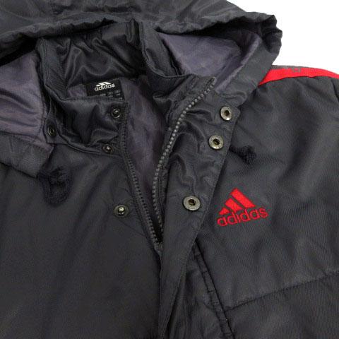 adidas（アディダス） コート ベンチコート スタンドカラー フード