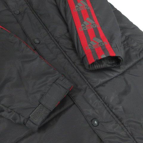 adidas（アディダス） コート ベンチコート スタンドカラー フード