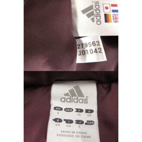 adidas（アディダス） ダウンジャケット フーディー ファー ジップ