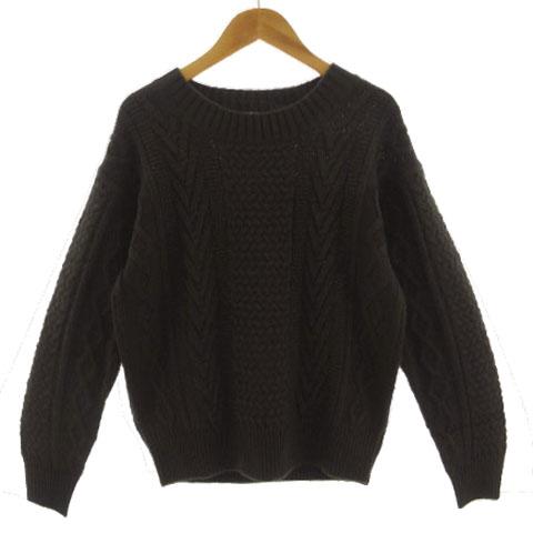 シンプリシテェ SIMPLICITE ケーブルニット セーター 厚手 20-080-700