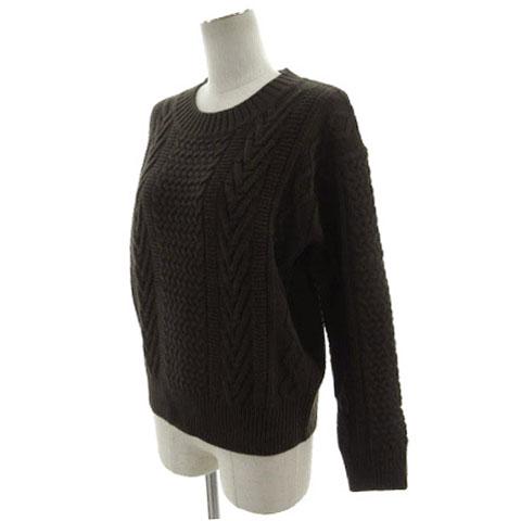 シンプリシテェ SIMPLICITE ケーブルニット セーター 厚手 20-080-700